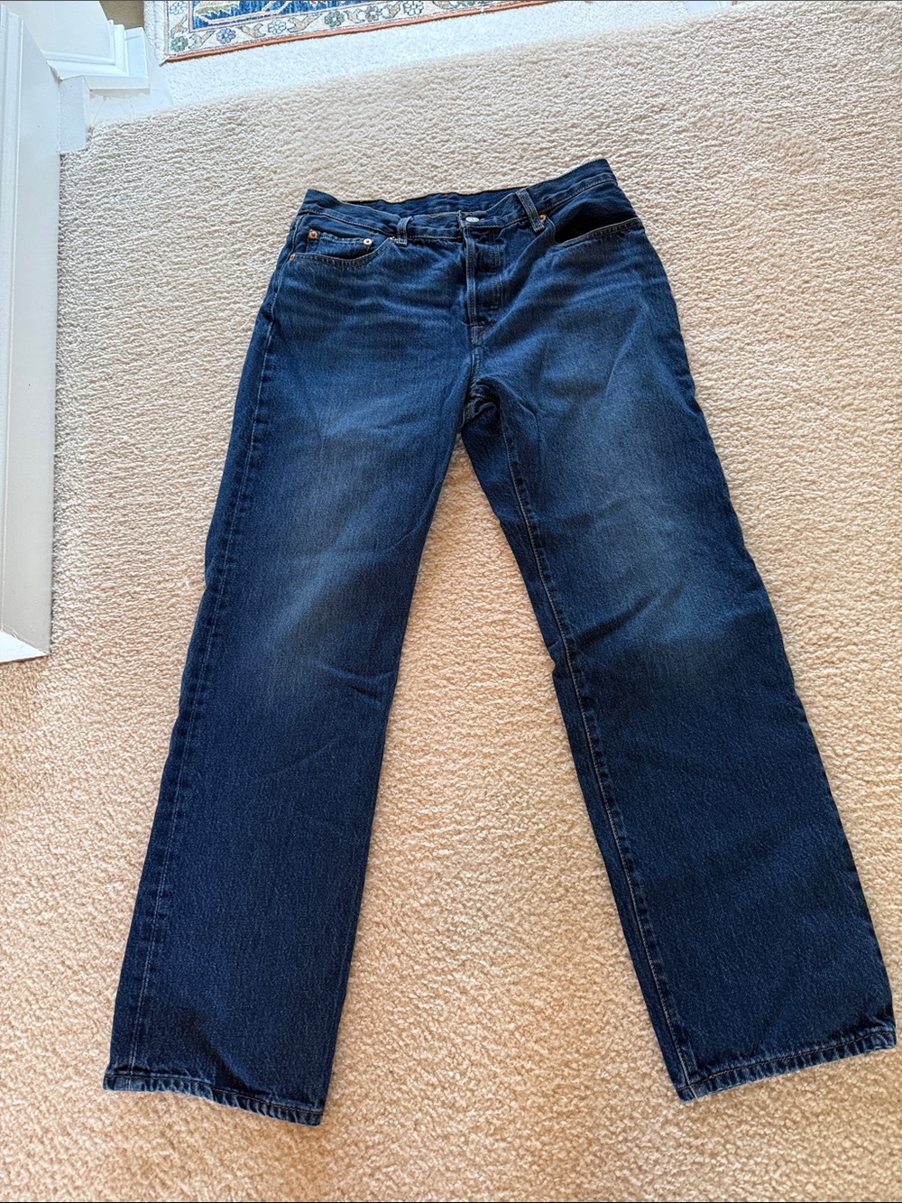 Levi's Women's Dark Blue Straight Leg Jeans